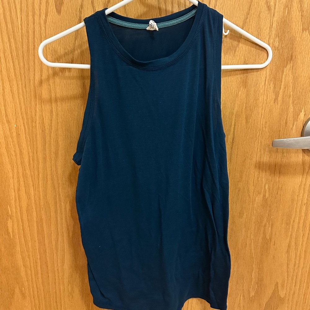 Sleeveless Navy Blue Women's Top